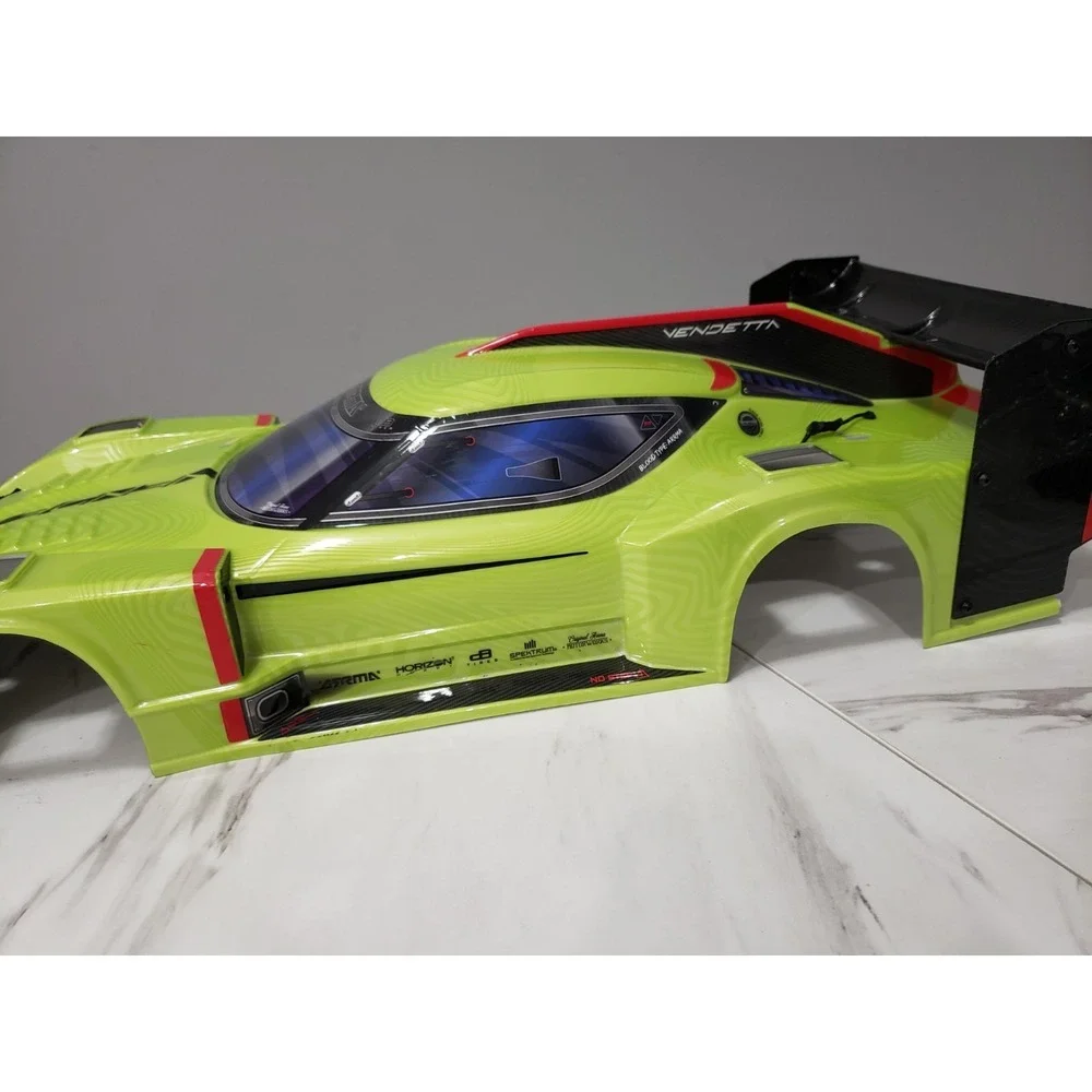 Arrma Vendetta 4x4 All Road 3s BLX Painted Decaled Body Green REPLACEMENT SHELL